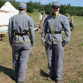 Infanterieuniform der Konföderierten, Amerikanischer Bürgerkrieg - nur Hut