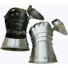 Gauntlets without finger part - 08, 1.5mm Gauge 16, rolled rusting steel (authentic), polished