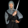 Half Sleeves Chain Mail Shirt with Coif MS Butted