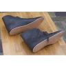 Early gothic shoes - brown, EU 38, from genuine leather - small aesthetic defects