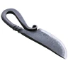 Handgeschmiedetes Eisenmesser - ohne Scheide, ungehärteter Baustahl DIN USt37-2 | GOST St2kp (kann beim Gebrauch deformiert werden)
