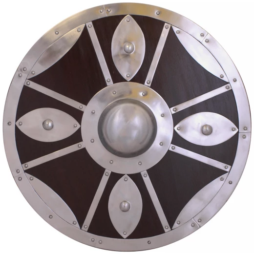 Round Shield with steel fittings