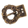 Antique Medieval Brass Strap Buckle
