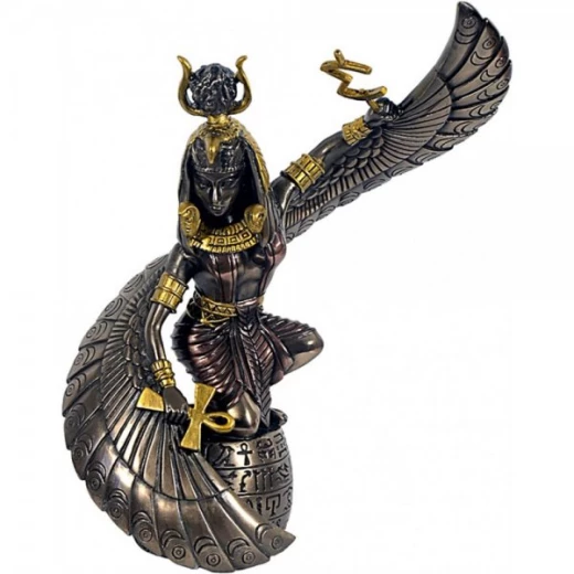 Resin Statue Isis - broken snake