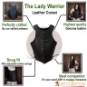 Lady Warrior Leather Corset