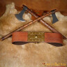 Barbarian Belt with Brass Plate