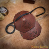 Northmen of the Woods Leather Pauldrons with Embossed Celtic Motifs