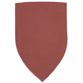 Shield, with red priming coat