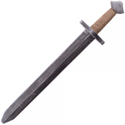 Dětský dřevěný meč s rukojetí obalenou jutou