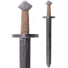Wooden Toy Sword for Children, with Jute-Wrapped Handle