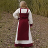 Vikinské šaty na ramínka Tinna, vínově červená