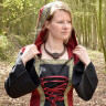 Středověké šaty s kapucí Eleanor
