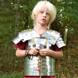 Lorica Segmentata Junior, Child's Roman Armour, Aluminium