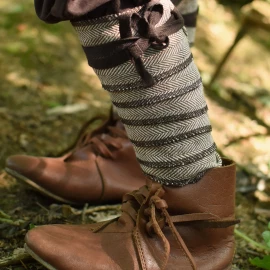 Viking Winningas / Leg Wraps for Children, Herringbone Pattern, var. colours