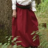 Dětská středověká široká sukně Lucia, červená