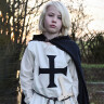 Templar Tabard / Surcoat Alexander for Children, natural/black