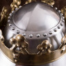 Královská kbelcová přilba s korunou z 1,6mm
