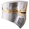 Crusader Pot Helm, 13th C., 1.6mm Steel