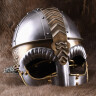 Spectical Helmet Beowulf with cheek guards and aventail