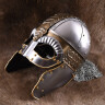 Brillenhelm Beowulf mit Wangenklappen und Kettenbrünne