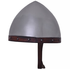 Archer Domed Helmet, 1.6mm steel with leather liner