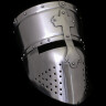 Crusader Templar Helmet, circa 1200 AD, 1.6mm steel