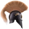 Italo-Corinthian Helmet with Plume, black, adorned