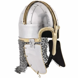 Coppergate Helmet, with riveted aventail, 1.6mm steel