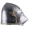 Children Knight's Helmet Houndskull with Hinged Visor, Plastic