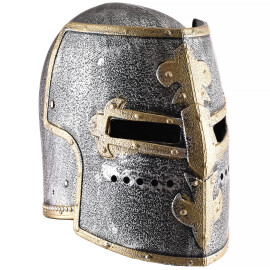 Children Knight's Great Helm with Hinged Visor, Plastic