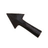Triangular Arrowhead Iron - 1pcs