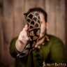 Scales Design Burnt Effect Drinking Horn