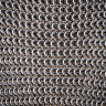Lightweight Chainmail Shirt from Butted Round Aluminium and Rubber Rings