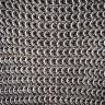 Lightweight Chainmail Shirt from Butted Round Aluminium and Rubber Rings