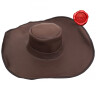 Leather Hat Alatriste from Smooth Leather