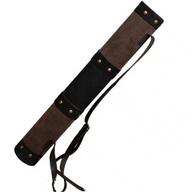 Back Arrow Quiver from Suede Leather