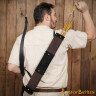 Back Arrow Quiver from Suede Leather