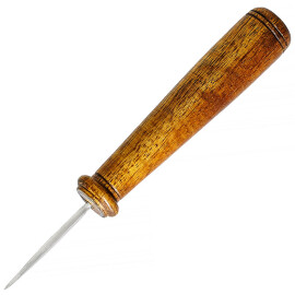 Leather awl leather needle saddle awl sewing awl with wooden handle 158mm