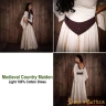 Medieval Country Maiden Light Cotton Dress