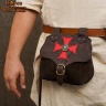 Belt bag Templar with red cross on the flap