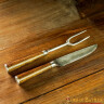 Traditional Knife and Fork Cutlery Set from Stainless Steel 20cm