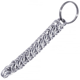 Chainmail Keychain with Persian Weave