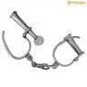 Medieval Handcuffs, Solid Steel Shackles