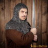 Chainmail Coif from Flat Titanium Rings