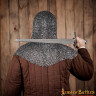 Chainmail Coif from Flat Titanium Rings