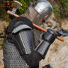 Warrior of the Realm Single Pauldron with Chainmail Reinforcements