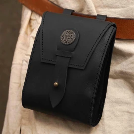 King’s Archer Genuine Leather Belt Bag 11x15cm