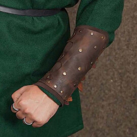 Assassin Double layer Leather Bracers