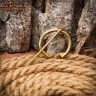 Solid Brass Penannular Cloak Pin - Outlet