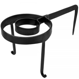 Campfire cooking trivet for cooking on an open fire